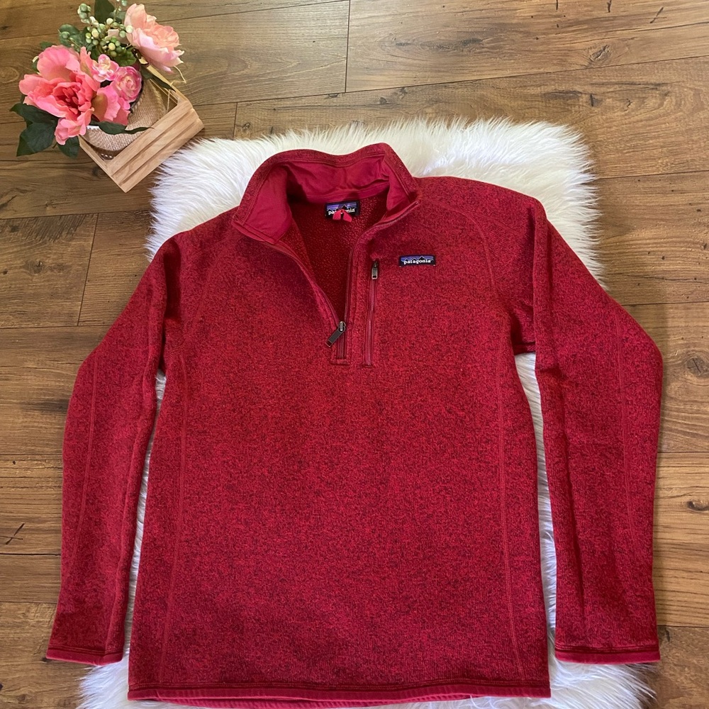 Men’s Patagonia Better Sweater/1/4 zip fleece size small